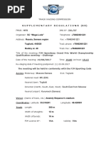 Supplementary Regulations SR SGP- Challenge