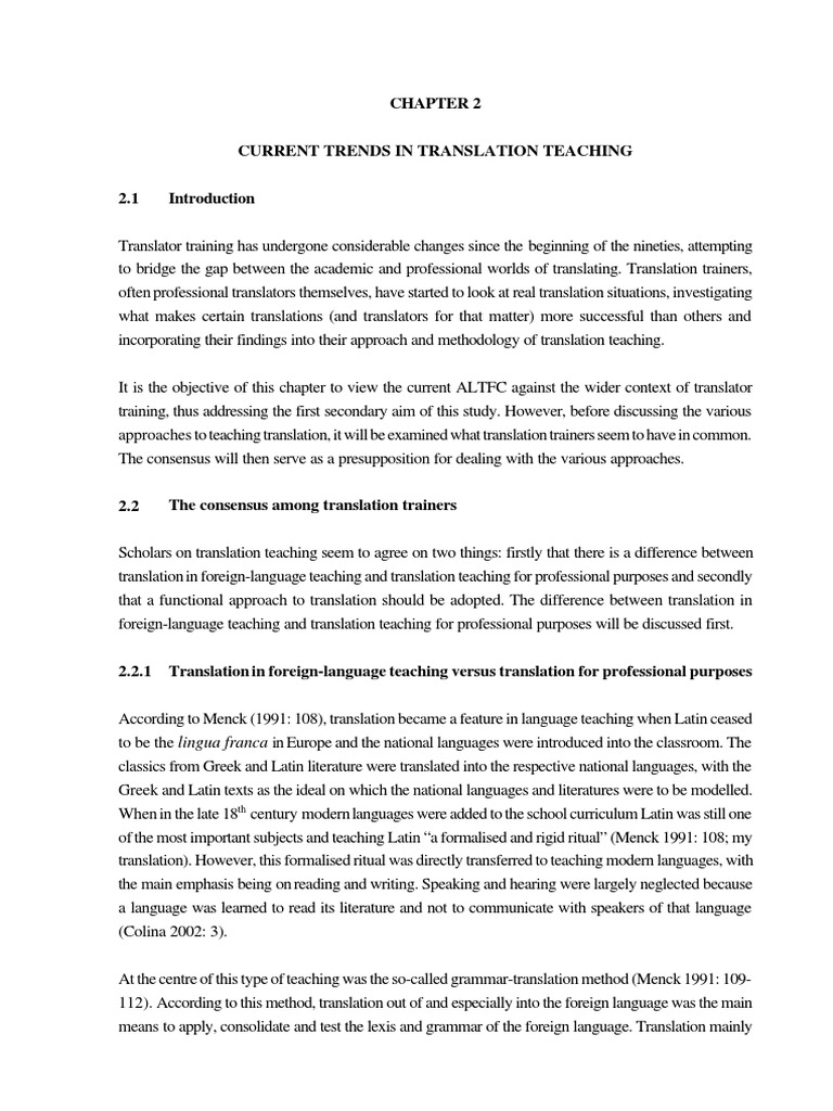 Approaches in Translation Teaching | PDF | Translations | Language ...