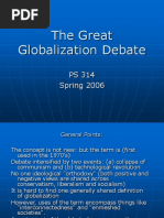 The Great Globalization Debate