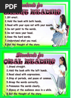 Standards for Oral and Silent Reading