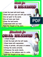 Standards For Oral and Silent Reading
