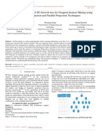 An Improved Approach of FP-Growth Tree For Frequent Itemset Mining Using Partition Projection and Parallel Projection Techniques