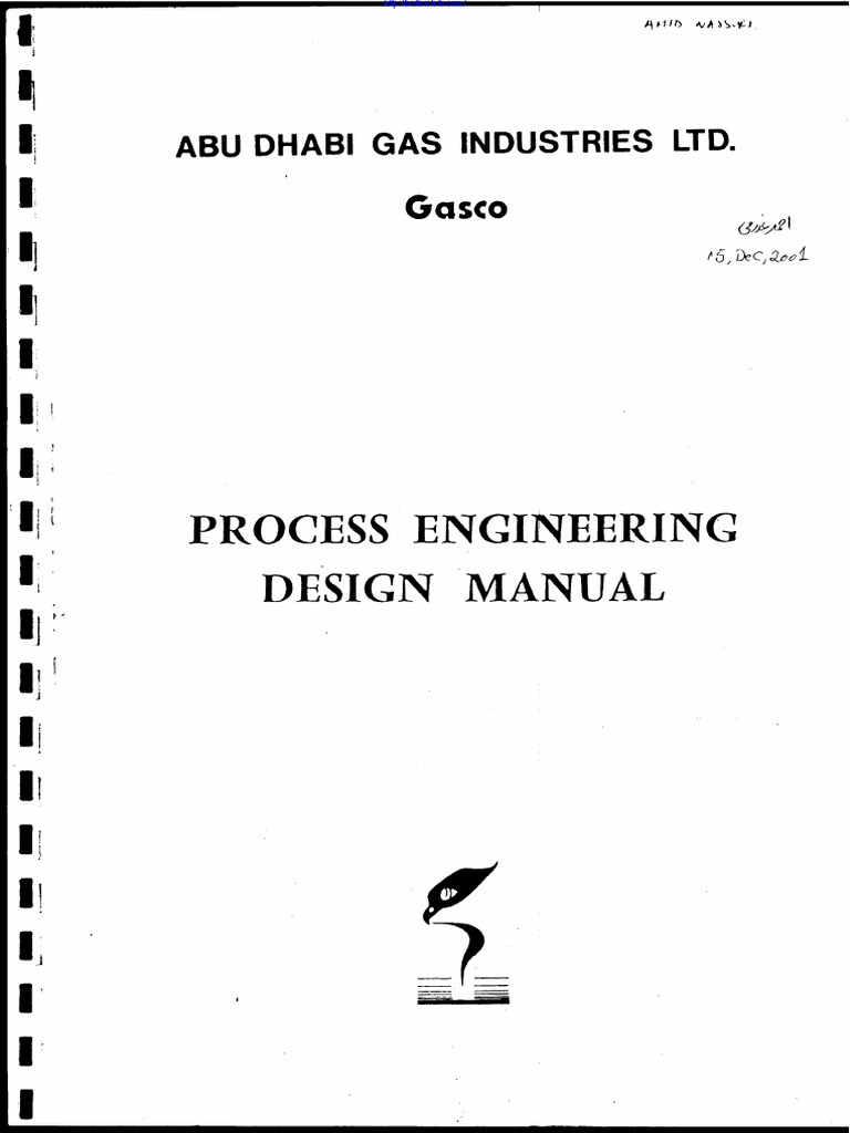 Process Engineering Design Manual Pdf