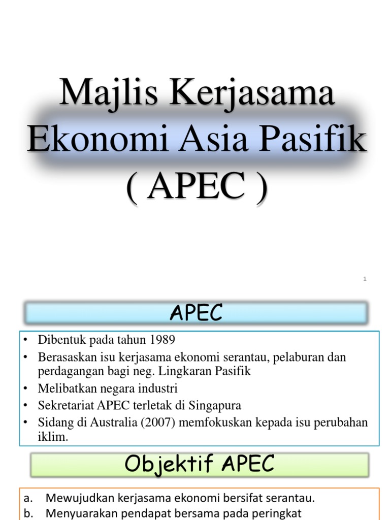 Apec | PDF