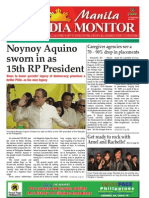 Manila Media Monitor -- JUNE 2010