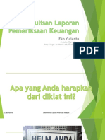 Penulisan LHP Keuangan_Diklat Teknis