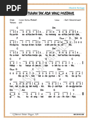 34++ Bagi tuhan tiada yang mustahil chord info