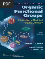 Thomas L. Lemke PHD, Victoria Roche, St. William Zito-Review of Organic Functional Groups - Introduction To Medicinal Organic Chemistry - Lippincott Williams & Wilkins (2011) PDF