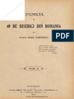 Istoricul A 40 de Biserici Din Romania V PDF