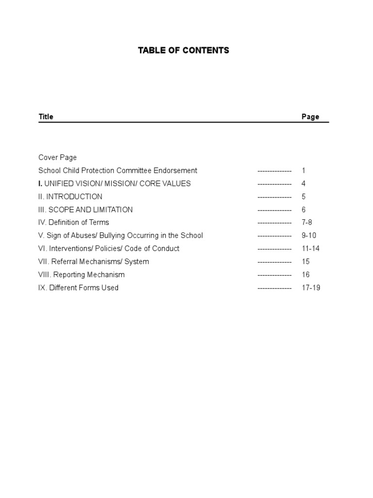 Child Protection Policy | PDF | Bullying | Child Protection