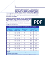 Como Dimensionar - Sauna A Vapor PDF