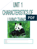Unit 1 Living Things PDF