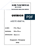 Aceite Vegetal