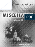 Miscellanea. Volumul 3 Istorie, Etnografie, Viaţă Socială, Personalităţi, Memorii PDF
