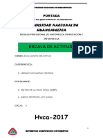 Trabajo Monografico de Escaa de Actitud