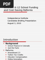 Candidates Briefing 2010 DeGrow