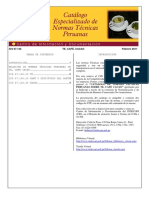 Normas Tecnicas Peruanas NTP CAFE PDF