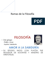 Ramas de La Filosofía Teoricas y Practicas PDF