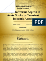 Evidence Based Medicine: Ticagrelor vs Aspirin in Acute Stroke