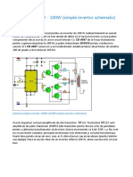 Invertor 100W - 100W (Simple Invertor Schematic) .Odt