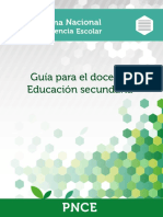 Guía Para El Docente Educación Secundaria PNCE.