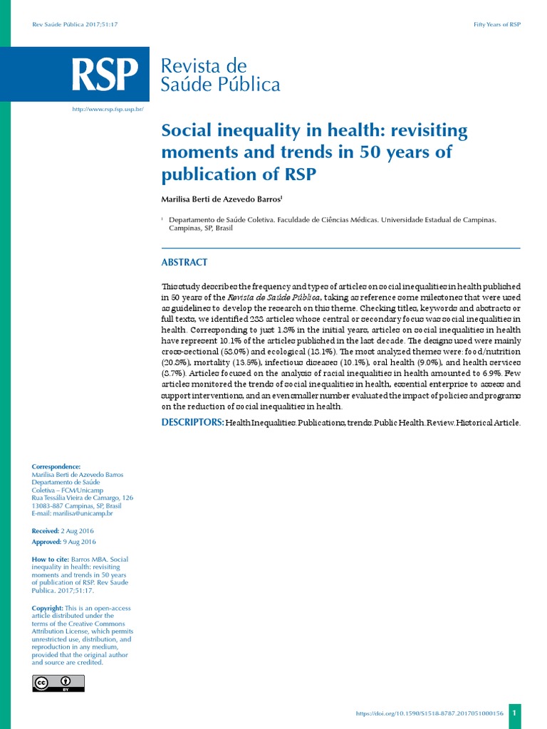04 Social Inequality in Health | PDF | Social Stratification | Economic ...