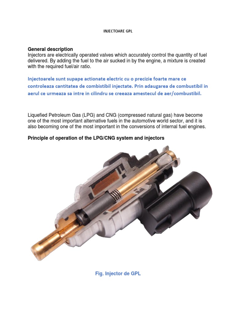 Injectoare GPL | PDF | Fuel Injection | Propane