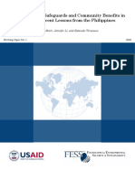 Environmental Safeguards and Community Benefits in Mining: Recent Lessons From The Philippines