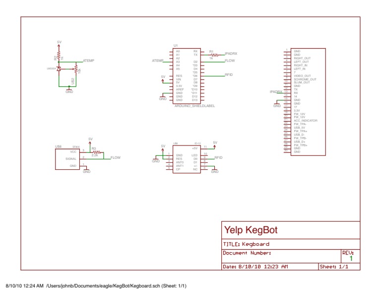 Kegboard Schematic Overview | PDF | Chess | Sports