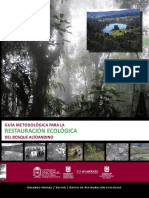 Guia Metodologica - Restauracion Ecologica PDF