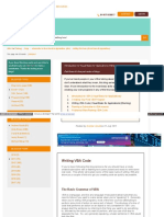 Writing VBA Code
