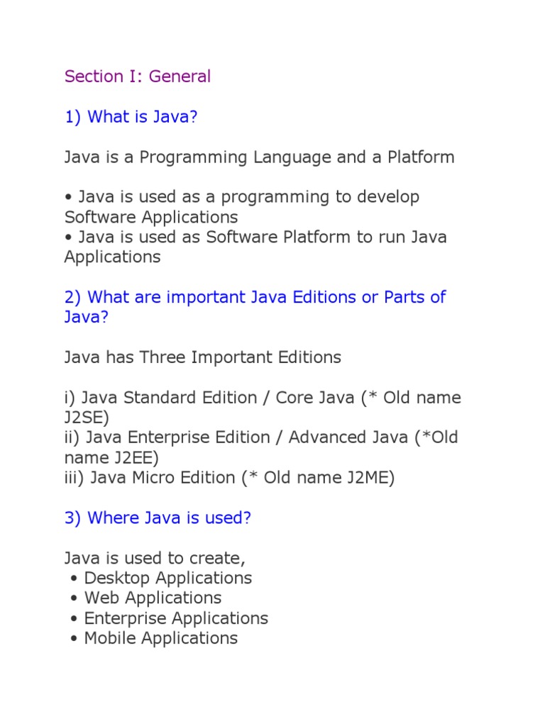 Core Java Examples PDF Data Type Java Virtual Machine
