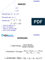 ShortcutsFormulas PDF