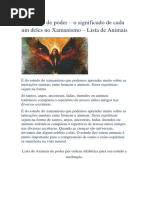 Animais de Poder