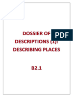 Dossier of Descriptive Writing - Places and Atmospheres