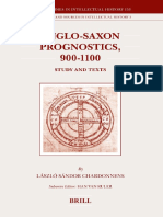 Anglo-Saxon Prognostics, 900-1100 - Chardonnens, László Sándor PDF