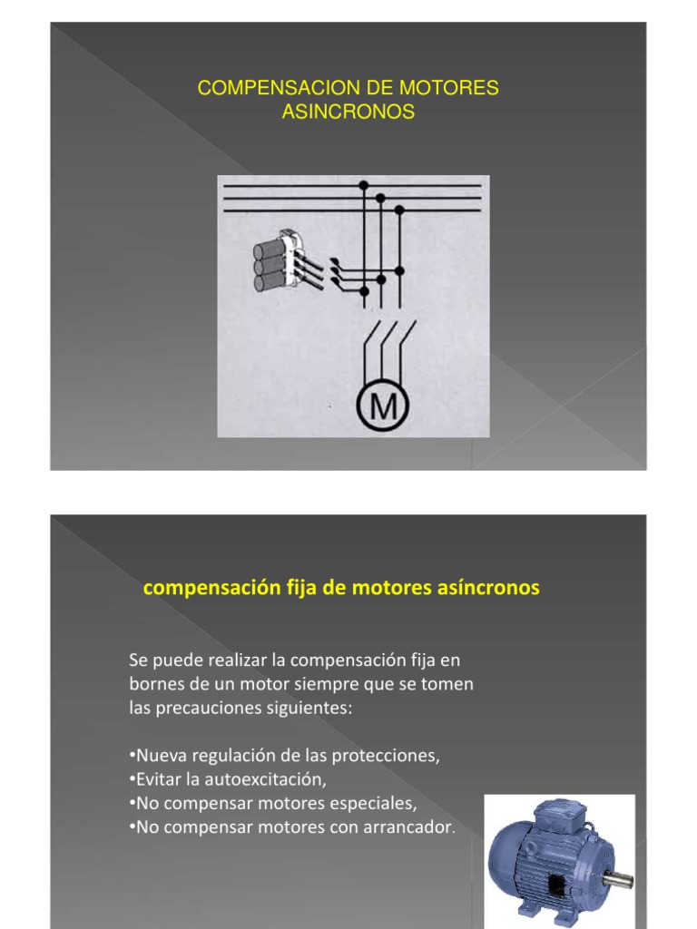 Compensacion Motores Power | PDF | Electricidad | Fuerza