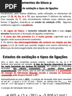 6- Principais Características Dos Elementos Do Bloco p - Elementos Do Bloco 14