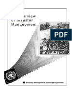 An Overview of Disaster Management - Manual PDF