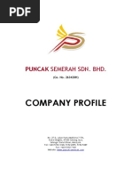 Company Profile Puncak Semerah SDN BHD (Latest Mar 2012)