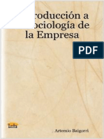 Sociologia de La Empresa PDF