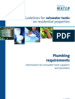 Sydney Water Guidelines for Rainwater Tanks