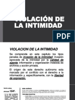 Violación A Intimidad