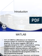 Introduction to Matlab