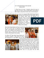 Sikh Dharma Report by Sat Jivan-Report To SDS On Trip To India 2010 With Bhai Sahib Satpal Singh Khalsa