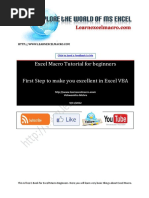 VBA Tutorial Beginners