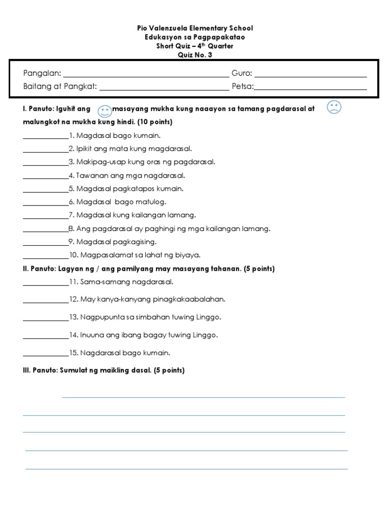 ST Grade 1 All Subjects q4 #3 | PDF