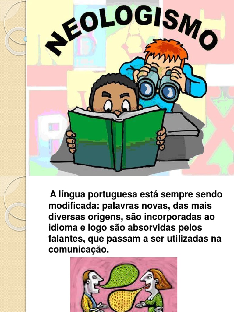 Slide Neologismo | PDF | Palavra | Linguagem natural