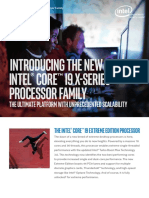 Core x Series Processor Family Product Brief
