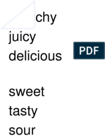 Crunchy Juicy Delicious